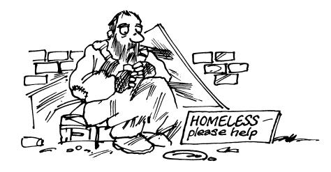 homeless