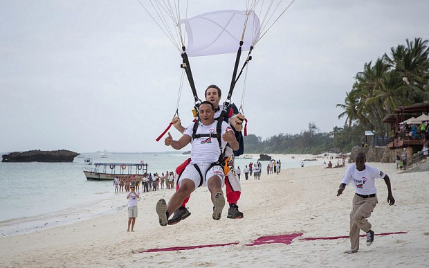 link Najib Balala Skydive uliza