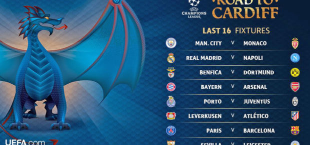 Last 16 #UCLDraw: Arsenal get Bayern, Barca to face PSG item-thumbnail