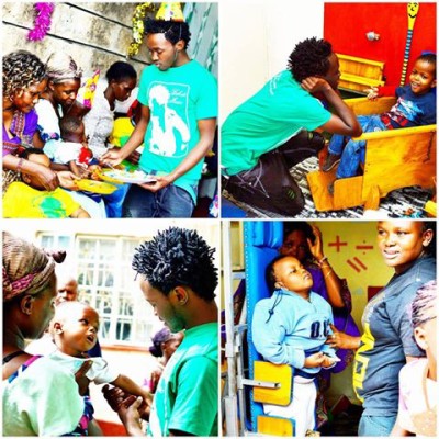Spreading The Love : Bahati Celebrates His Birthday And Christmas With Disabled Children In Komarock item-thumbnail