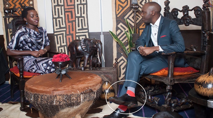 Larry Madowo Interviews Lupita Nyong’o And She Complimented His SOCKS item-thumbnail