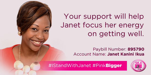 #IStandWithJanet : Here Is How You Can Help NTV’s Janet Kanini Ikua Fight Cancer #IStandWithJanet : Here Is How You Can Help NTV’s Janet Kanini Ikua Fight Cancer