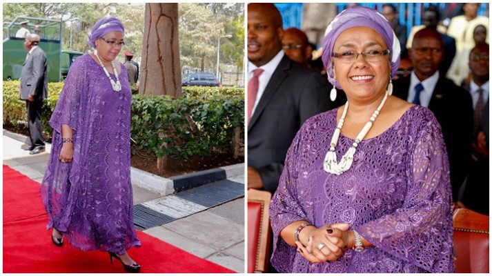 Margaret Kenyatta’s STYLISH Dress Stood Out During 2015 Mashujaa Day Margaret Kenyatta’s STYLISH Dress Stood Out During 2015 Mashujaa Day