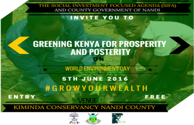 SIFA, Nandi County and KCB to ‘Green Kenya’ on World Environment Day SIFA, Nandi County and KCB to ‘Green Kenya’ on World Environment Day