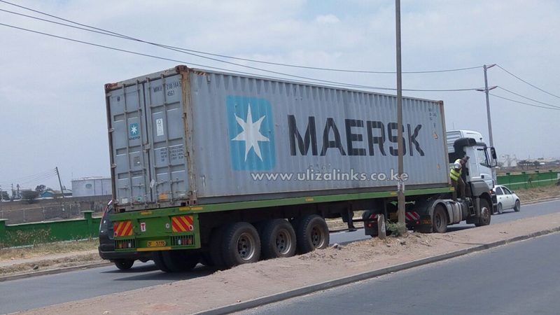 link Truck that had an accident with Princess Faridah's car uliza