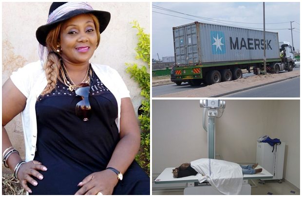 Gospel Artiste Princess Faridah Involved In A Grisly Road Accident with A Truck Gospel Artiste Princess Faridah Involved In A Grisly Road Accident with A Truck
