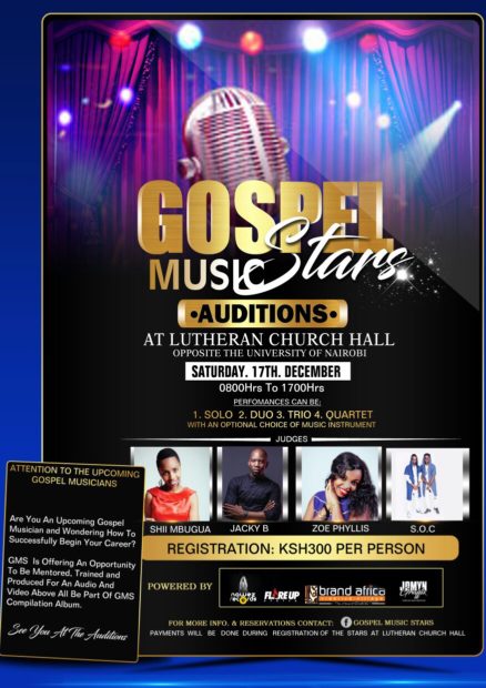 Gospel Music Stars (GMS); Talent search Gospel Music Stars (GMS); Talent search